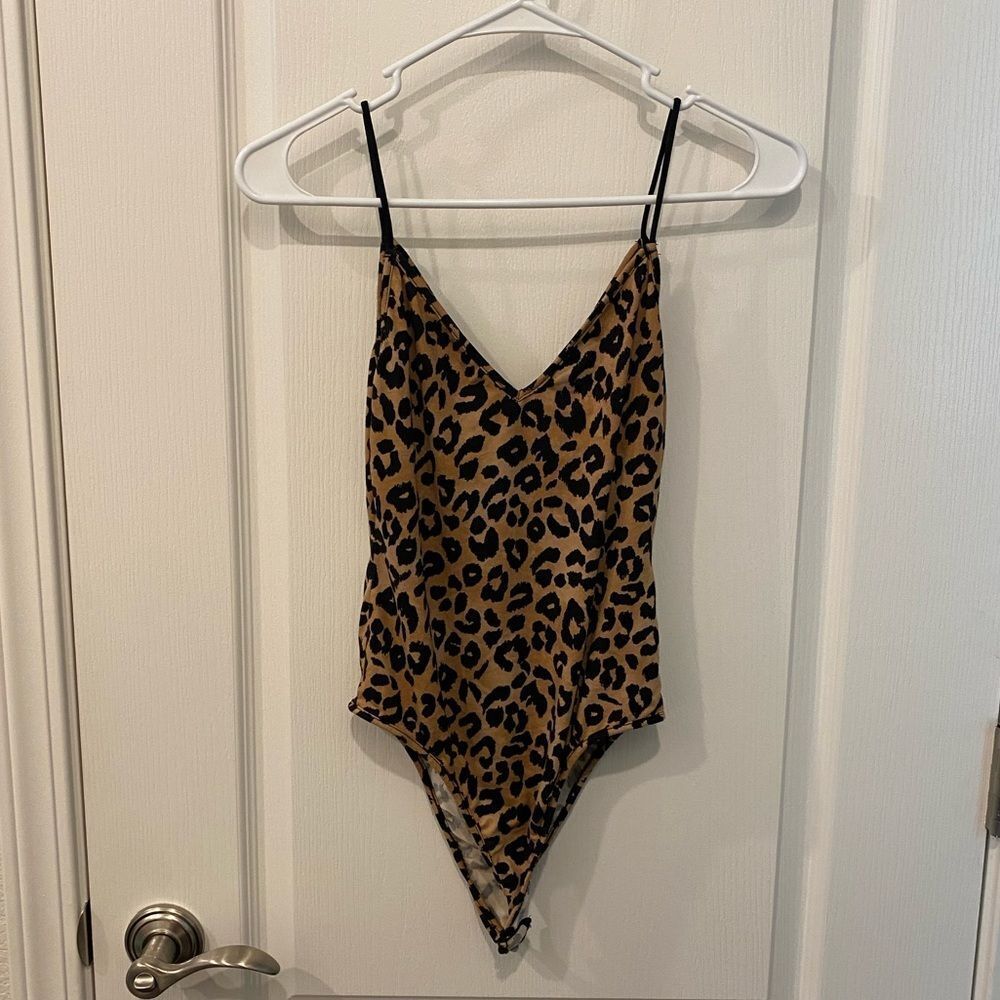 Worn once Forever 21 cheetah bodysuit